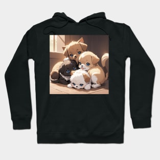 Cute little kittens and puppies Hoodie